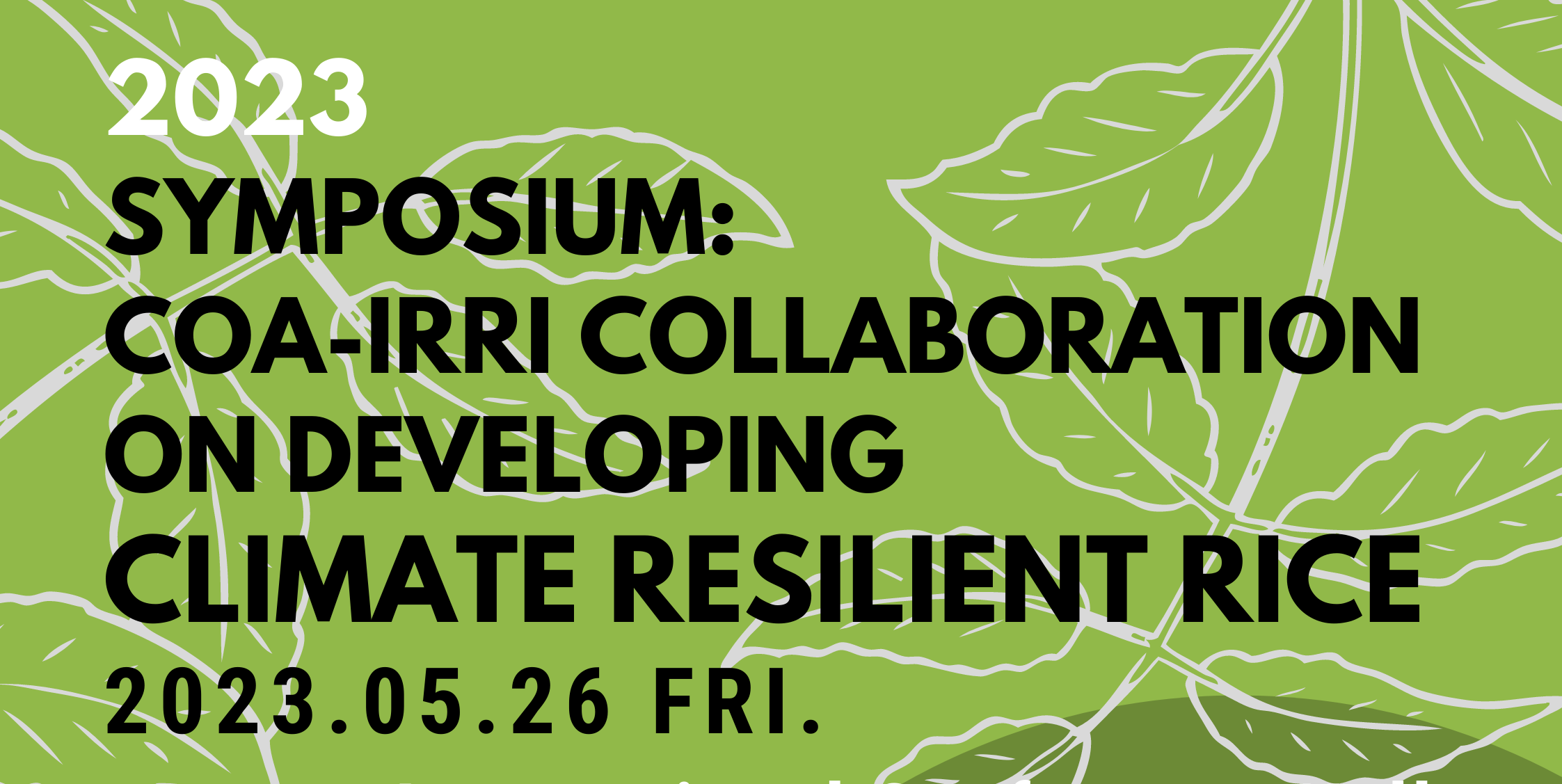 2023 Symposium: COA-IRRI Collaboration on Developing Climate Resilient Rice_121