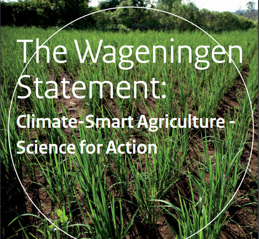 Wageningen的聲明：氣候智慧農業 - 科學行動-1