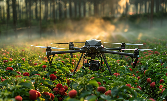 利用無人機觀測草莓生長方法